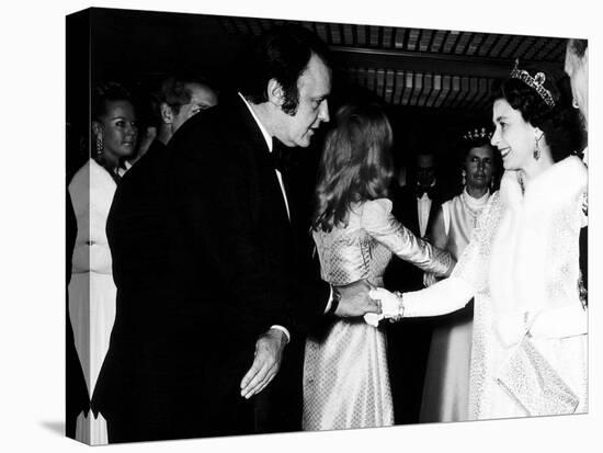 Rod Steiger Actor at the Royal Premiere For the Film Waterloo Meets the Queen, October 1970-null-Premier Image Canvas