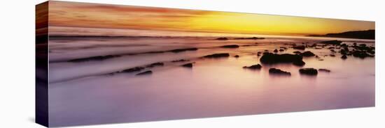 Rodeo Beach at sunrise, Golden Gate National Recreation Area, Marin County, California, USA-Panoramic Images-Premier Image Canvas