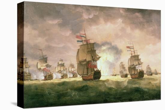 Rodney's Victory Off Cape St. Vincent-Thomas Luny-Premier Image Canvas