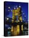 Roebling Suspension Bridge, Cincinnati, Ohio, USA-null-Premier Image Canvas