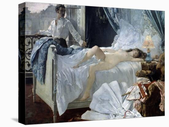 Rolla - A Couple in a Bedroom by Henri Gervex-null-Premier Image Canvas