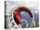 Rollercoaster, Sea World, Gold Coast, Queensland, Australia-David Wall-Premier Image Canvas