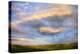 Rolling Hills of Green Spring Wheat and Evening Bright Clouds-Terry Eggers-Premier Image Canvas