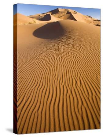 'Rolling Orange Sand Dunes and Sand Ripples in the Erg Chebbi Sand Sea ...