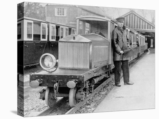 Rolls-Royce Silver Ghost Locomotive on the Romney, Hythe and Dymchurch Railway, 1933-null-Premier Image Canvas