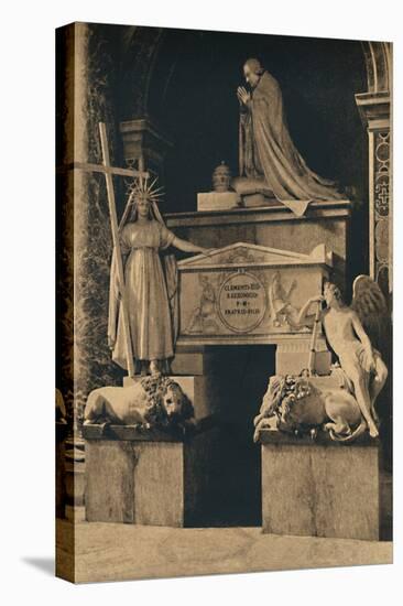 'Roma - Basilica of St. Peter - Tomb of Clement XIII, by Canova', 1910-Unknown-Premier Image Canvas