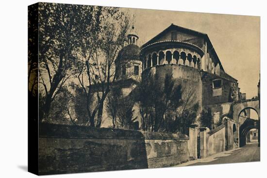 'Roma - Clivus Scauri and Apse of the Church of SS. Giovanni and Paolo on the Caelian Hill', 1910-Unknown-Premier Image Canvas
