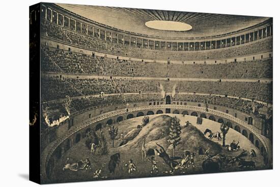 'Roma - Colosseum - Reconstruction of a hunt of wild animals', 1910-Unknown-Premier Image Canvas