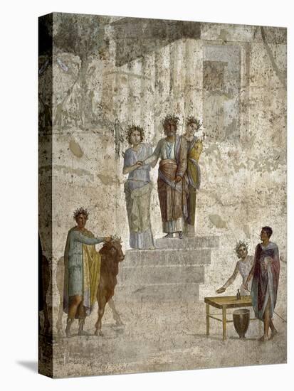 Roman Art : Jason before His Uncle King Pelias-null-Premier Image Canvas