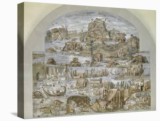 Roman Art : Nile Mosaic of Praeneste-null-Premier Image Canvas