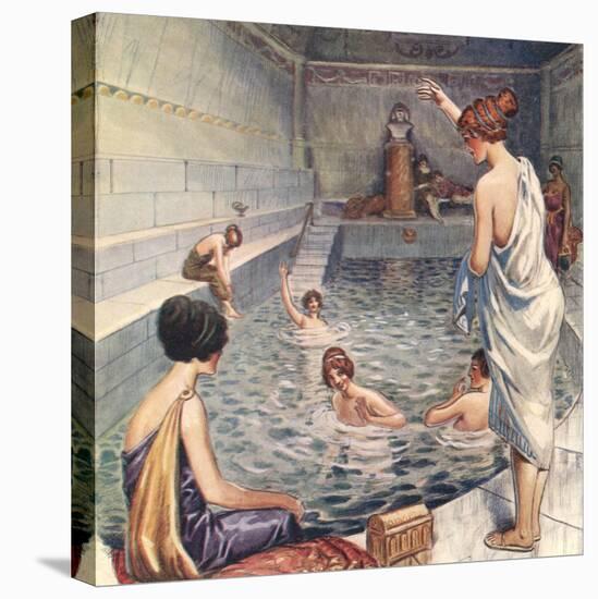 Roman Baths, London-null-Premier Image Canvas