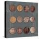 Roman Coins I-The Vintage Collection-Stretched Canvas