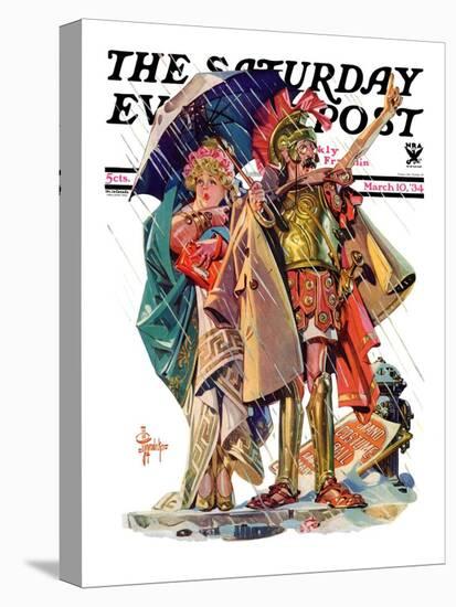 "Roman Costumes," Saturday Evening Post Cover, March 10, 1934-Joseph Christian Leyendecker-Premier Image Canvas