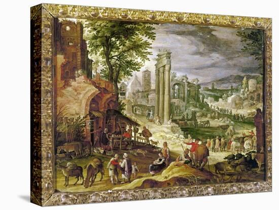 Roman Forum, 16Th Century-null-Premier Image Canvas