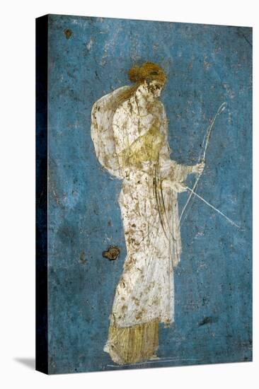 Roman Fresco of Diana with Her Bow and Arrow-null-Premier Image Canvas