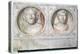 Roman funerary relief of a husband and wife-Unknown-Premier Image Canvas