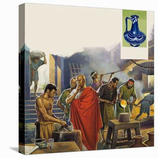 Roman Glass Factory-Severino Baraldi-Premier Image Canvas