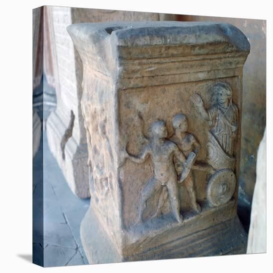 Roman Marble Carving-null-Premier Image Canvas