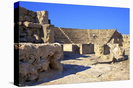 Roman Odeon, Kato Paphos Archaeological Park, UNESCO World Heritage Site, Paphos, Cyprus-Neil Farrin-Premier Image Canvas