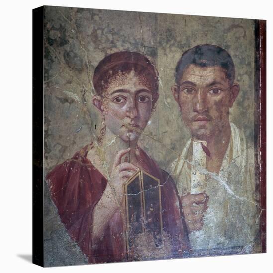 Roman portrait of Terentius Neo and his wife, 1st century. Artist: Unknown-Unknown-Premier Image Canvas