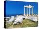 Roman Ruins of the Temple of Apollo, Side, Anatalya Province, Anatolia, Turkey Minor, Eurasia-Sakis Papadopoulos-Premier Image Canvas