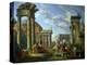 Roman Ruins with a Prophet, 1751-Giovanni Paolo Pannini-Premier Image Canvas