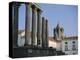 Roman Temple and Cathedral, Evora, Alentejo, Portugal, Europe-Firecrest Pictures-Premier Image Canvas