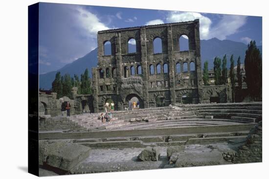 Roman Theatre at Aosta, Italy, 25th Century Bc-CM Dixon-Premier Image Canvas