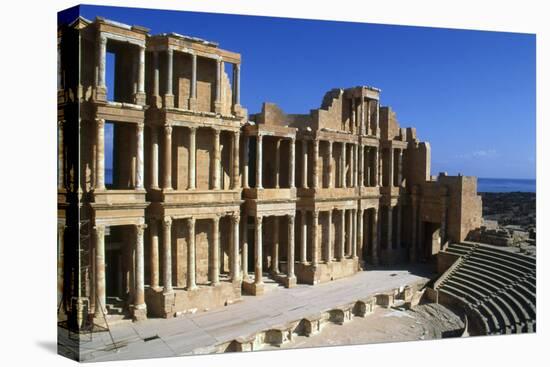 Roman Theatre, Sabratha, Libya, C161-192 Ad-Vivienne Sharp-Premier Image Canvas