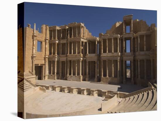 Roman Theatre, Sabratha Roman Site, UNESCO World Heritage Site, Tripolitania, Libya-Pitamitz Sergio-Premier Image Canvas