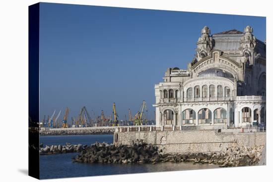 Romania, Black Sea Coast, Constanta, Constanta Casino Building-Walter Bibikow-Premier Image Canvas