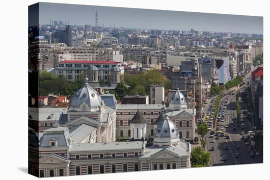 Romania, Bucharest, Piata Universitatii, Hospital on Blvd IC Bratianu-Walter Bibikow-Premier Image Canvas