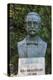 Romania, Moldavia, Iasi, Bust of Avraham Goldfaden-Walter Bibikow-Premier Image Canvas