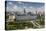 Romania, Moldavia, Iasi, Palace of Culture, Elevated View-Walter Bibikow-Premier Image Canvas