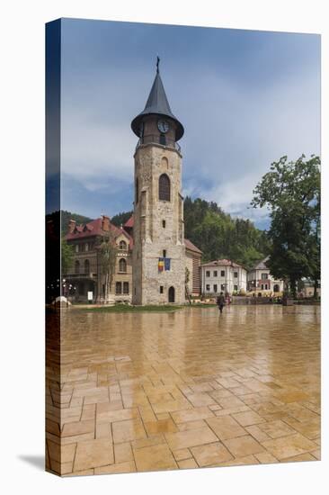 Romania, Moldavia, Piata Stefan Cel Mare Square, St. John's Church-Walter Bibikow-Premier Image Canvas