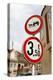 Romania, Road Signs, Ban Sign for Horses and Carts-Fact-Premier Image Canvas
