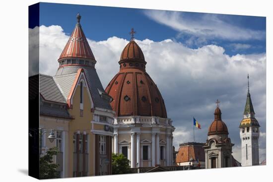 Romania, Transylvania, Greco-Catholic Cathedral and County Council-Walter Bibikow-Premier Image Canvas