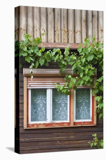 Romania, Transylvania, Sibiel, Window Detail-Walter Bibikow-Premier Image Canvas