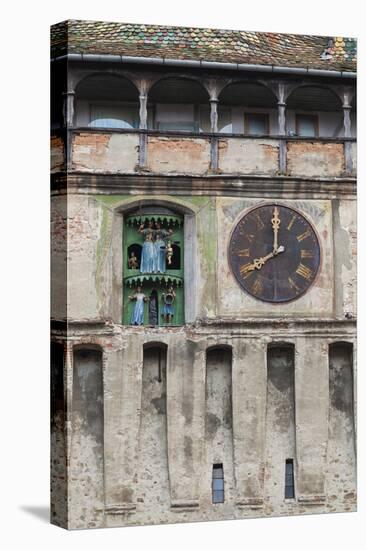 Romania, Transylvania, Sighisoara, Clock Tower, Built in 1280-Walter Bibikow-Premier Image Canvas