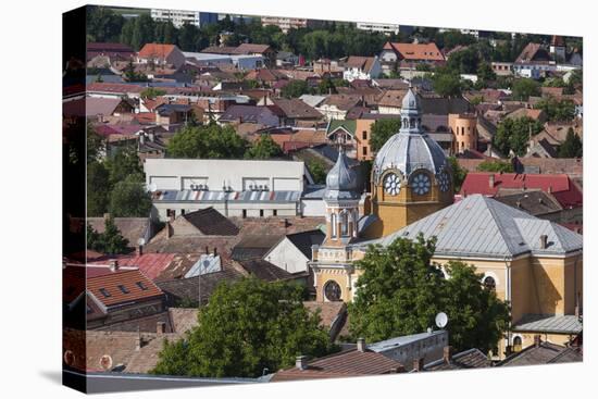 Romania, Transylvania, Targu Mures, View of the Town Synagogue-Walter Bibikow-Premier Image Canvas