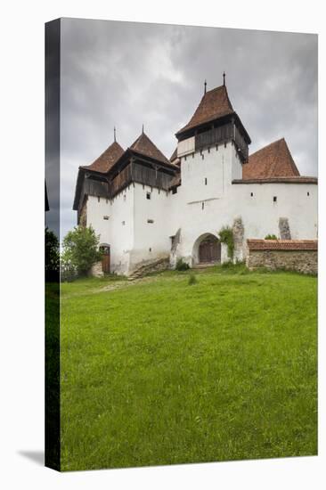 Romania, Transylvania, Viscri, Fortified Saxon Church-Walter Bibikow-Premier Image Canvas