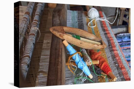 Romania, Vatra Modovitei. Ciumarna village. Weaving tools of the trade.-Emily Wilson-Premier Image Canvas