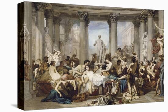 Romans During the Decadence, 1847-Thomas Couture-Premier Image Canvas