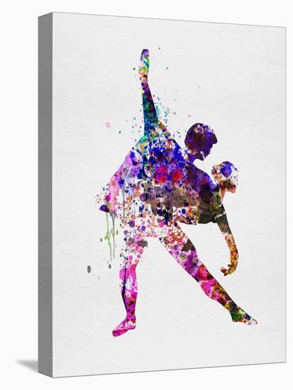 Romantic Ballet Watercolor 4-Irina March-Stretched Canvas