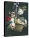 Romantic Basket of Flowers-Antoine Berjon-Premier Image Canvas