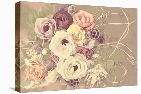 Romantic Bouquet-null-Stretched Canvas