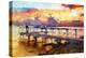 Romantic Pontoon - In the Style of Oil Painting-Philippe Hugonnard-Premier Image Canvas