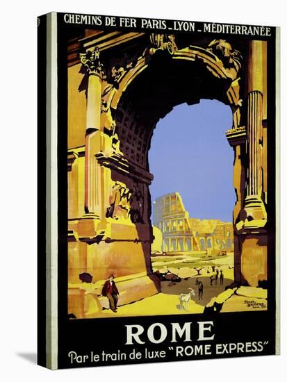 Rome Express Rome, Par le Train de Luxe-null-Premier Image Canvas