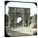 Rome (Italy), the Palatine, the Arch of Constantine, Circa 1895-Leon, Levy et Fils-Premier Image Canvas