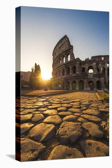Rome, Lazio, Italy. Colosseum at Summer Sunrise.-Marco Bottigelli-Premier Image Canvas